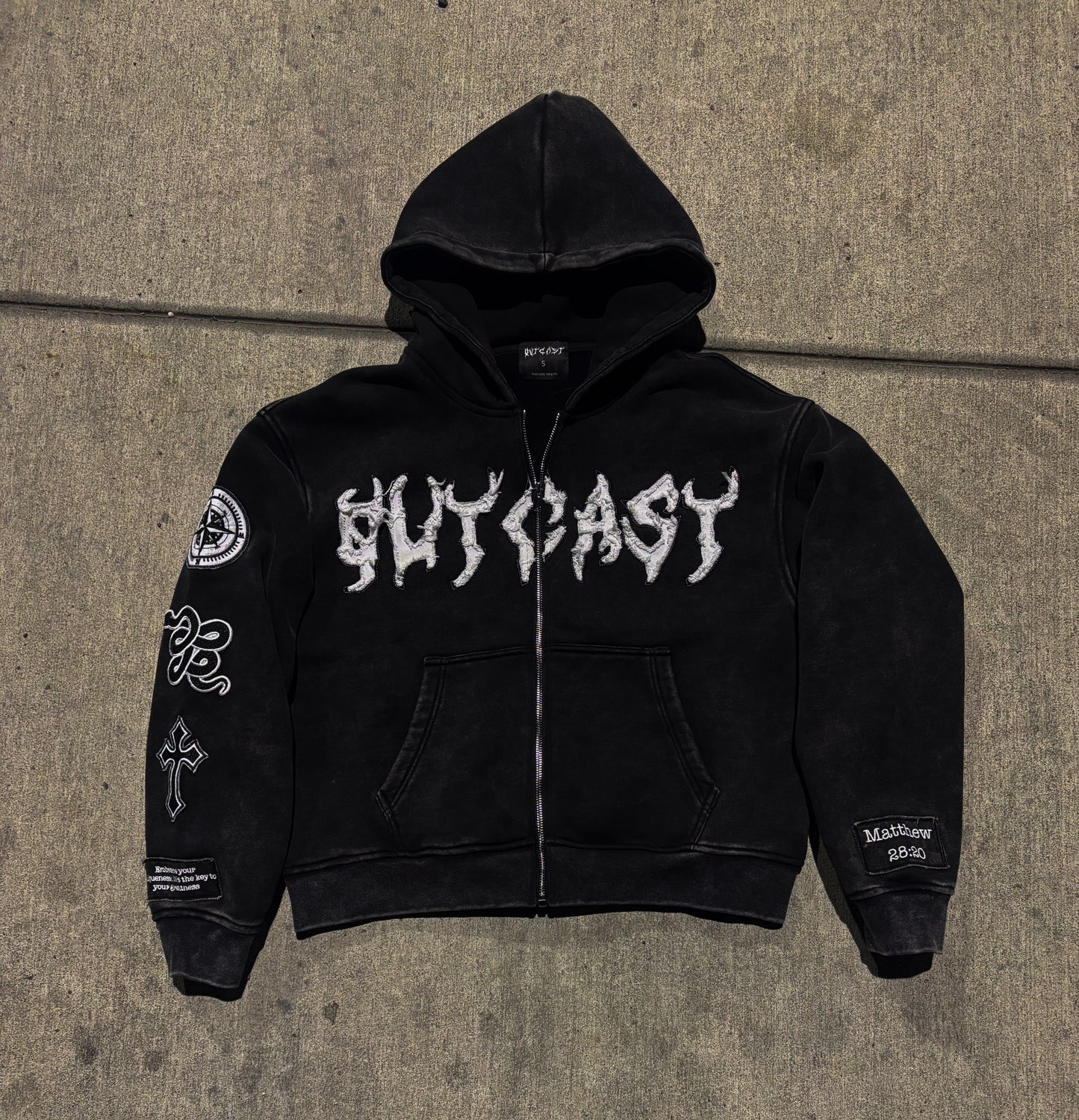 Black Outcast Hoodie